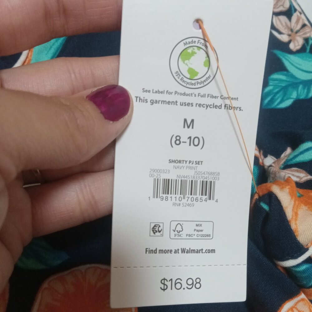 Joyspun pajama set NWT medium 8-10 - Picture 4 of 6